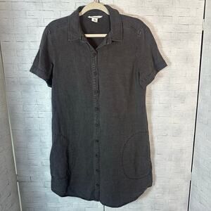 Lucky Brand Charcoal Midi Dress